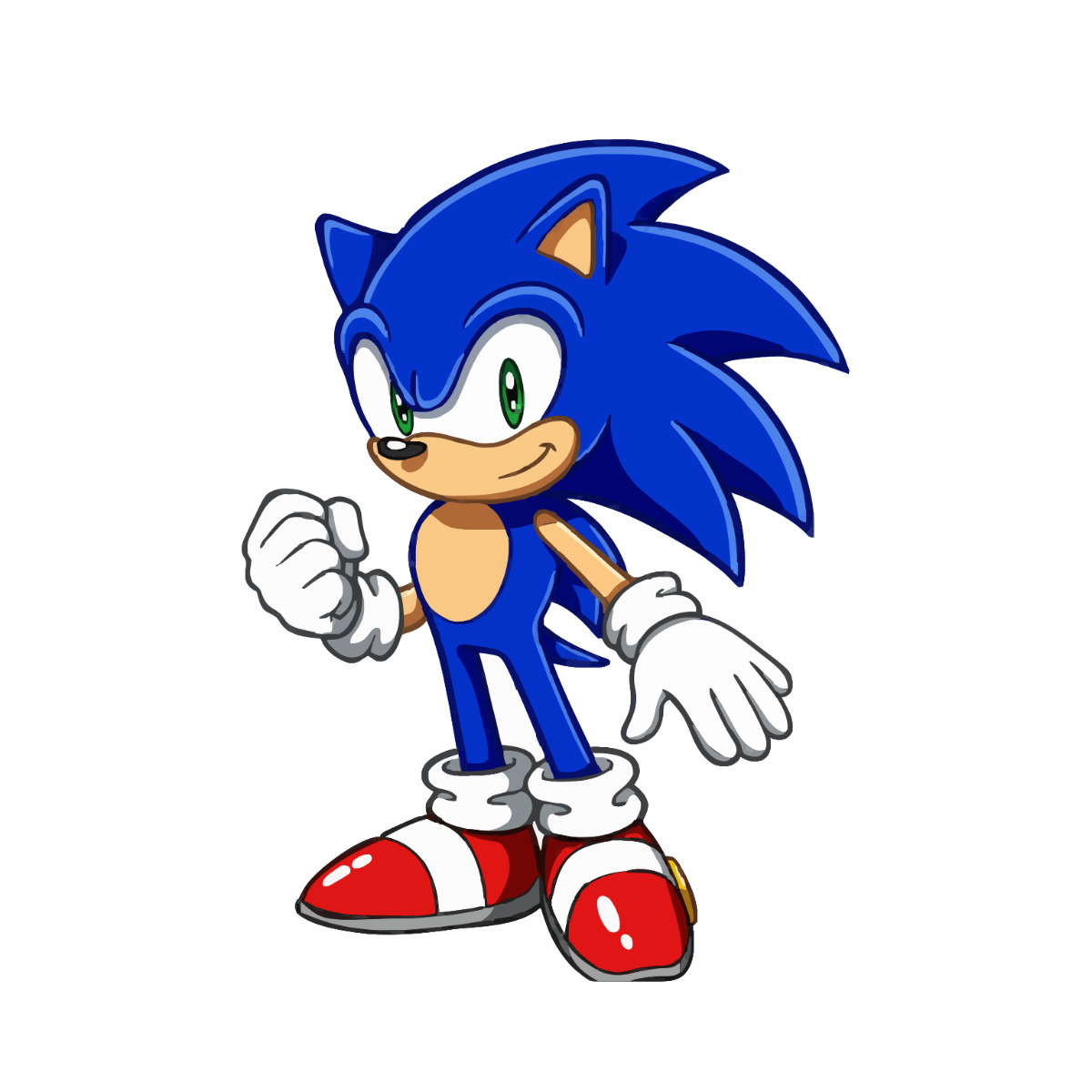 Free Sonic The Hedgehog Character Clipart Template To Edit Online intended for Printable Pictures Of Sonic The Hedgehog