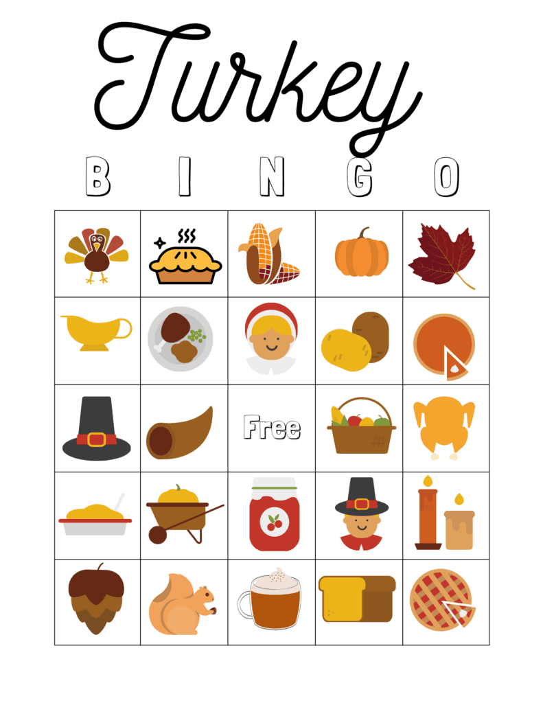 Free Thanksgiving Bingo For Kids - Arinsolangeathome within Printable Bingo Cards For Thanksgiving