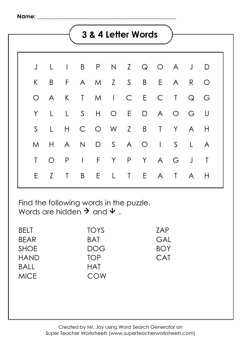 Free Word Search Puzzle Generator - Custom Word Search Maker with Make Your Own Word Search Printable