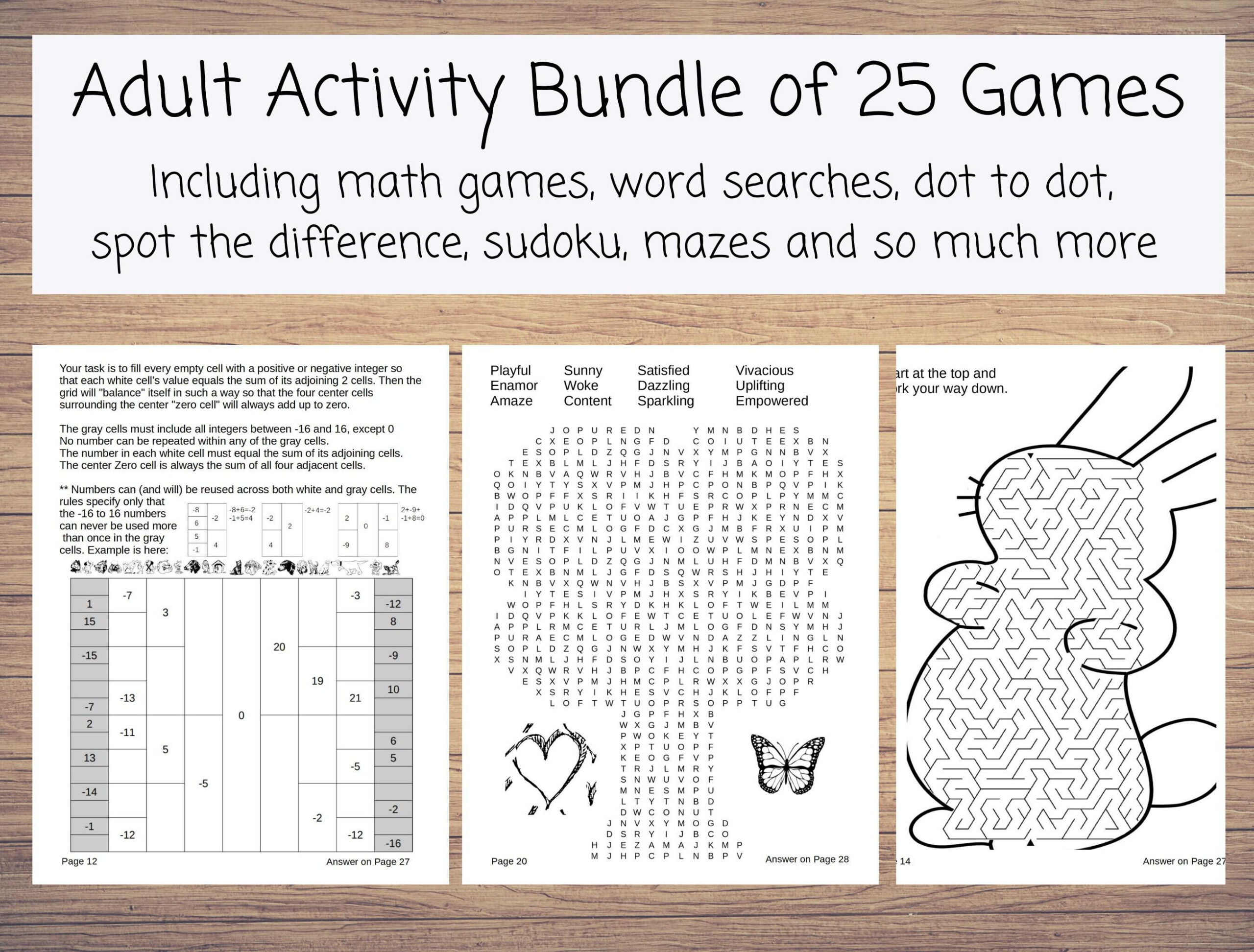 Fun &Amp; Games :: Games &Amp; Puzzles :: Puzzles :: Adult Puzzles in Fun Printable Activities For Adults