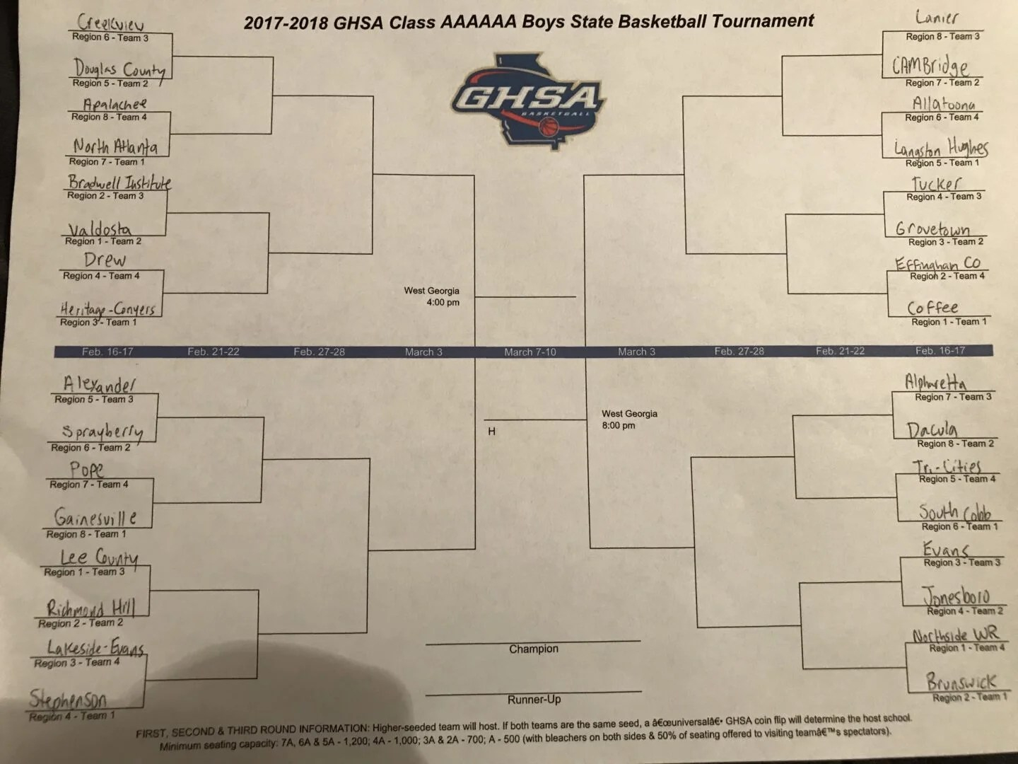 Ghsa Playoff Brackets 24 25 Printable - Printable Design Resources intended for Ghsa Playoff Brackets 24 25 Printable