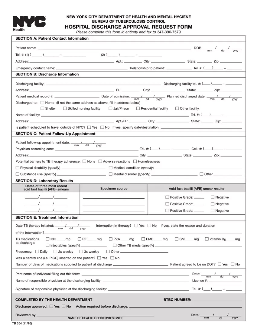 Hospital Discharge Papers ≡ Fill Out Printable Pdf Forms Online with Printable Fillable Real Hospital Discharge Papers