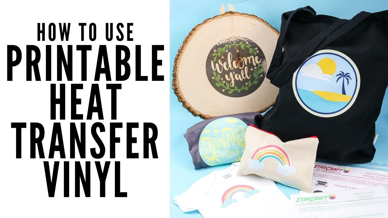 How To Use Printable Heat Transfer Vinyl with regard to Printable Htv Vinyl For Inkjet Printers
