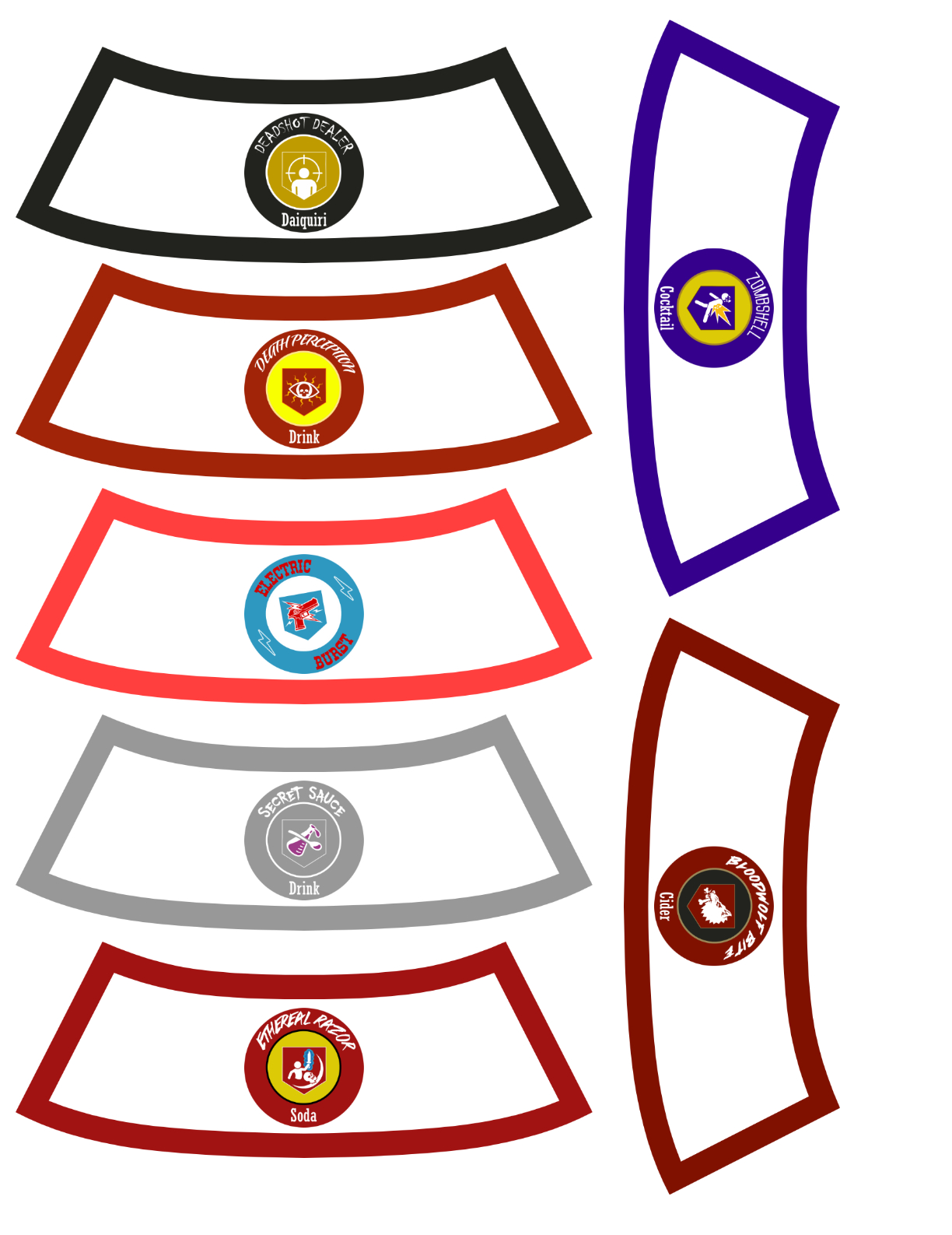 I Completed My Project I Discussed Yesterday! I'Ll Post A Couple inside Printable Perk a Cola Labels