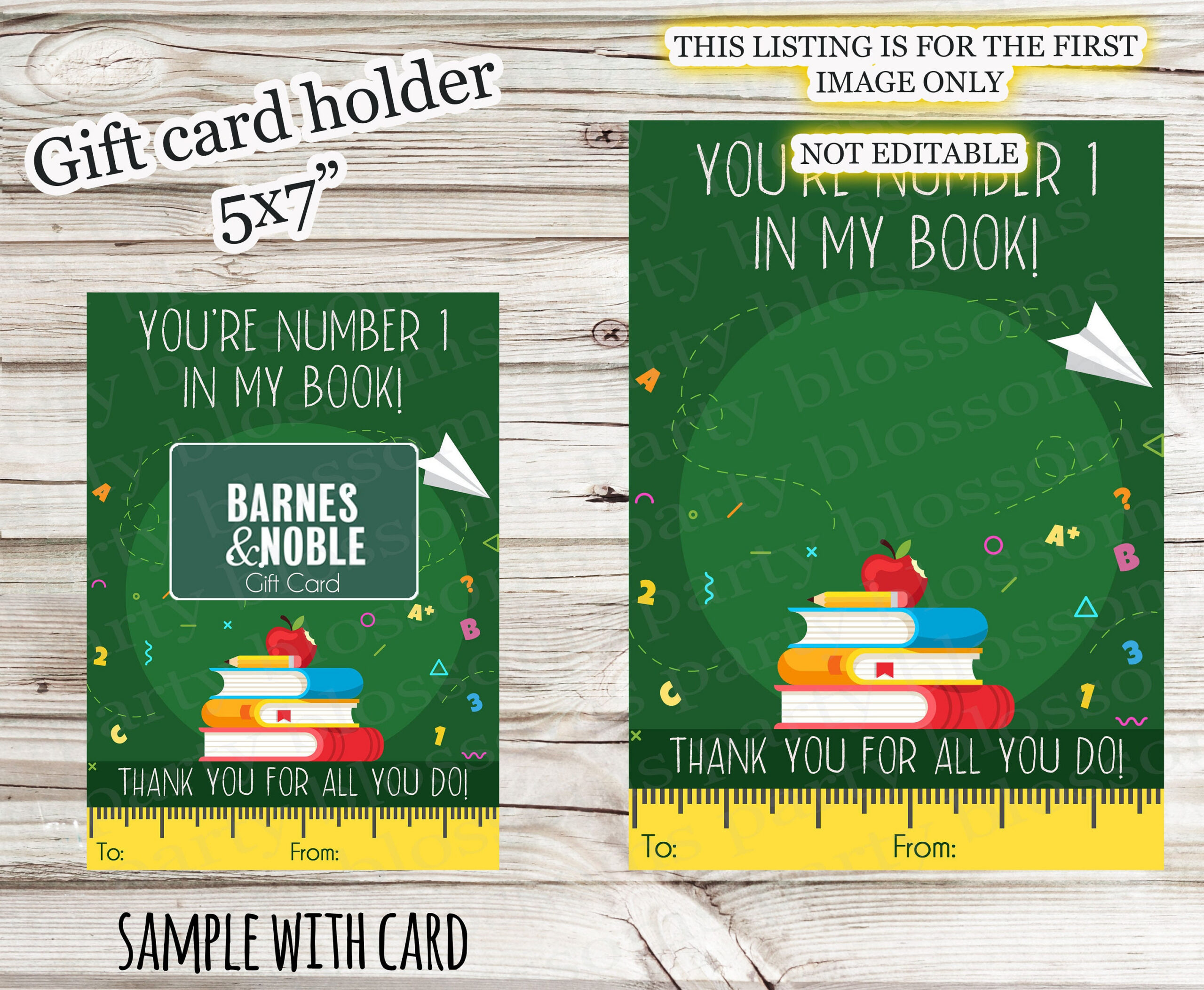 Instant Download You'Re Number 1 In Our Book Book Store, Amazon inside Barnes and Noble Printable Gift Card