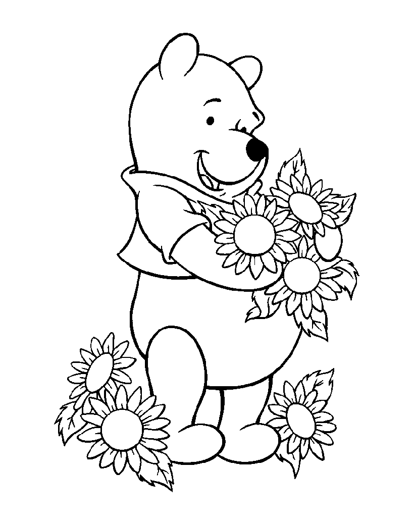 Kostenlose Winnie The Pooh-Zeichnung Zum Herunterladen Und inside Printable Pictures of Winnie the Pooh