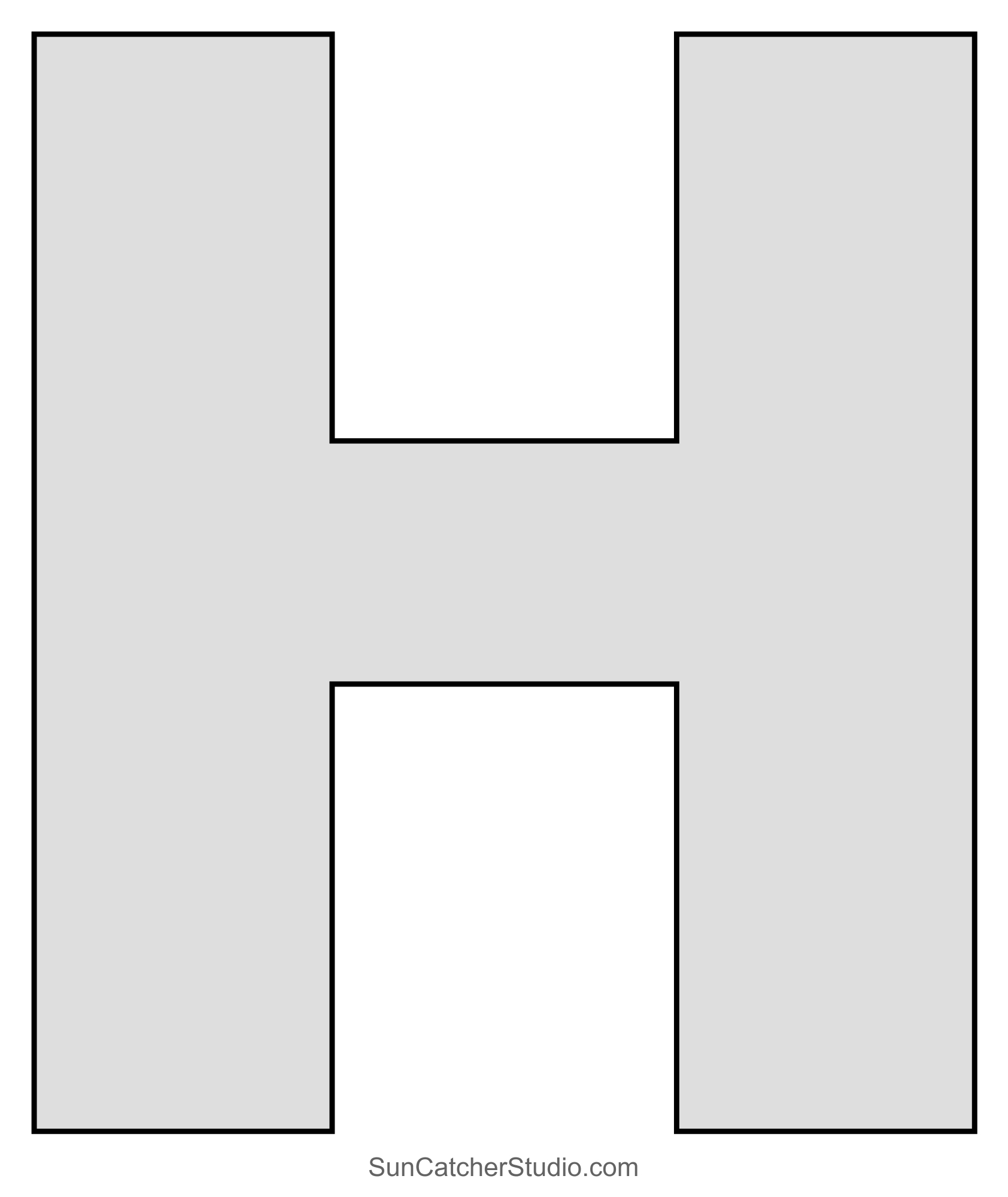 Large Letter Stencils (Printable Alphabet Lettering Font) – Free throughout Downloadable Large Printable Letter Stencils