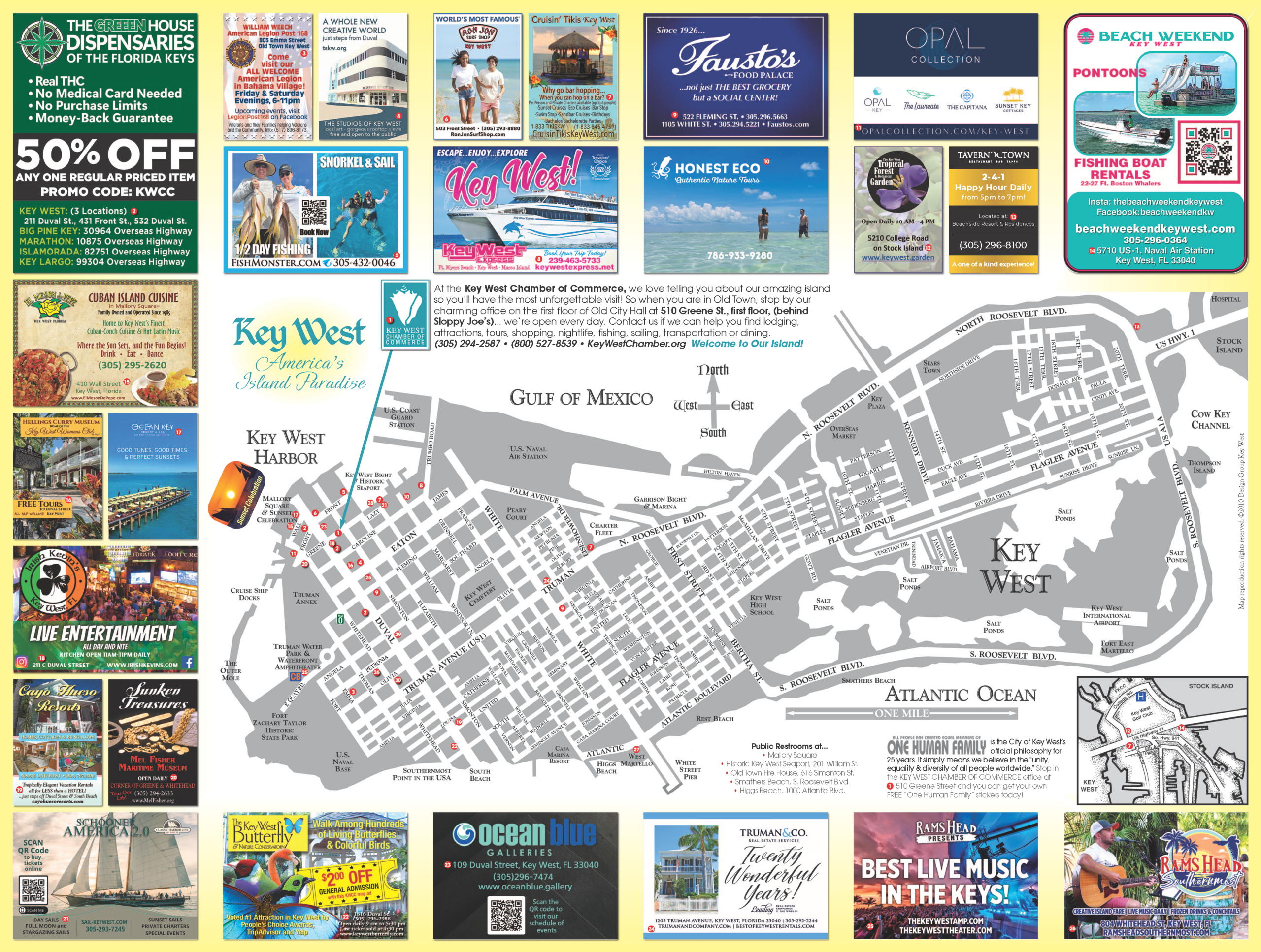 Map & Places Of Interest pertaining to Printable Map Of Key West Florida