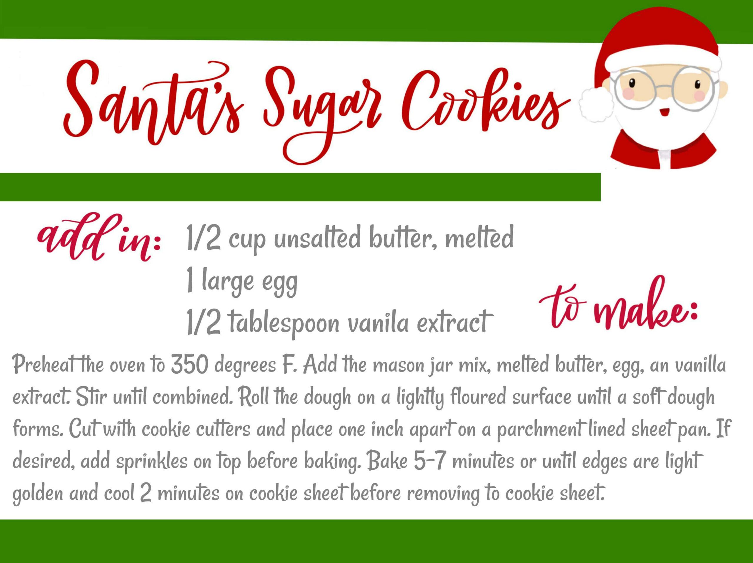 Mason Jar Sugar Cookies - Chelsea'S Messy Apron throughout Printable Easy Sugar Cookie Recipes