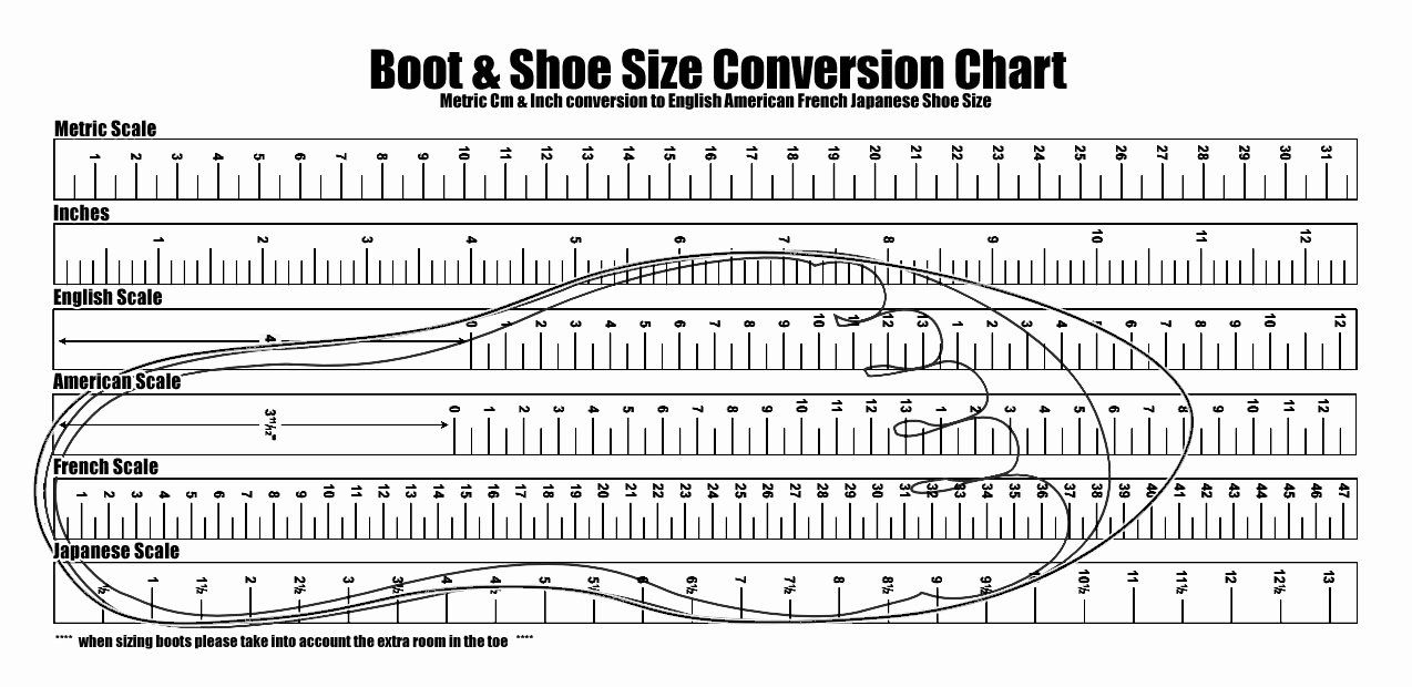 Men'S Foot Measurement Chart Printable European Men'S Shoe in Printable Foot Size Chart Men
