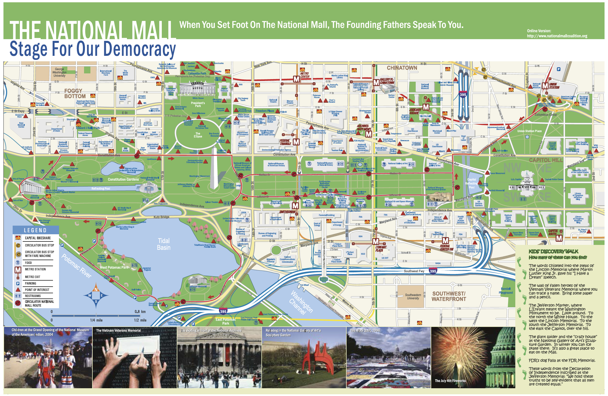 National Mall Maps & Guides | National Mall Coalition regarding Printable Map Of Washington Dc Mall