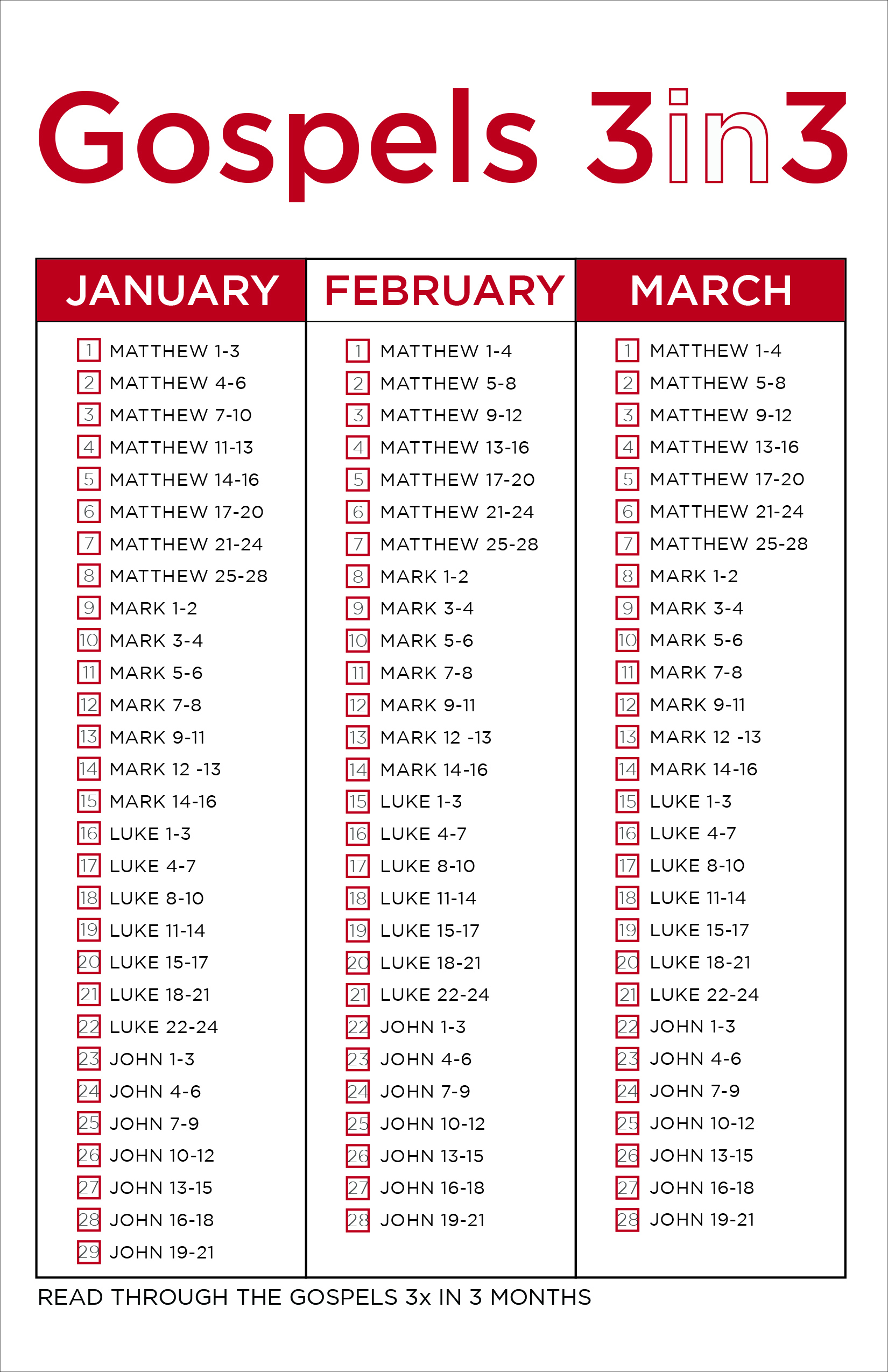 One Year Bible - Lifepoint Church with Printable Bible Reading Plan