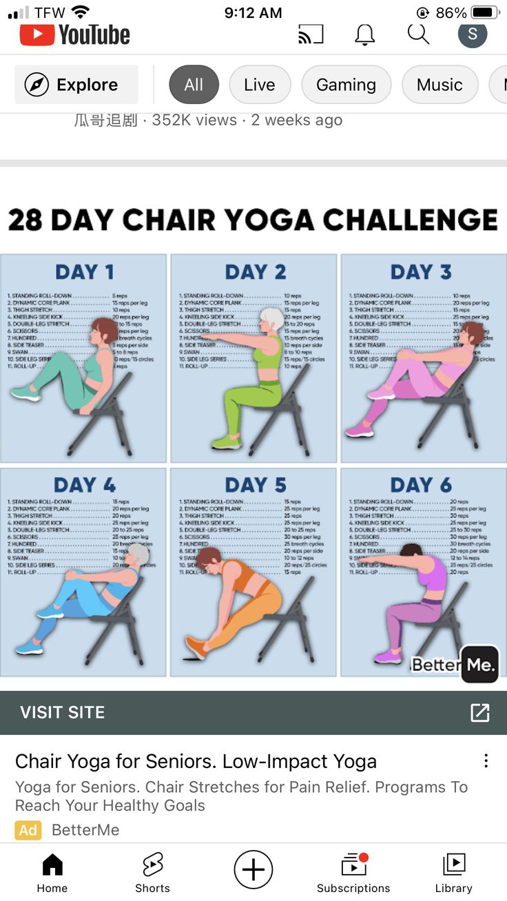Pinkaren Berry On Exercises In 2025 | Chair Pose Yoga, Yoga inside Free Printable Chair Yoga Chart
