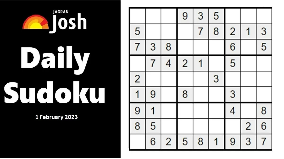 Play Daily Sudoku Puzzle Online, 1St February 2023 With Answers pertaining to Newspaper Sudoku Answers Today Printable
