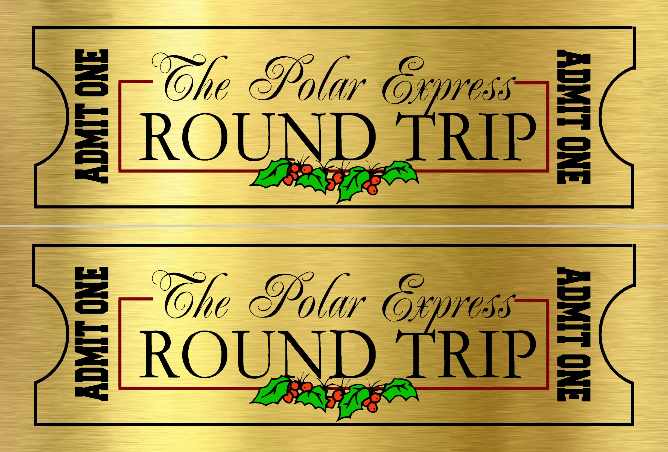 Polar Express Ticket – The Idea Door for Editable Polar Express Ticket Printable