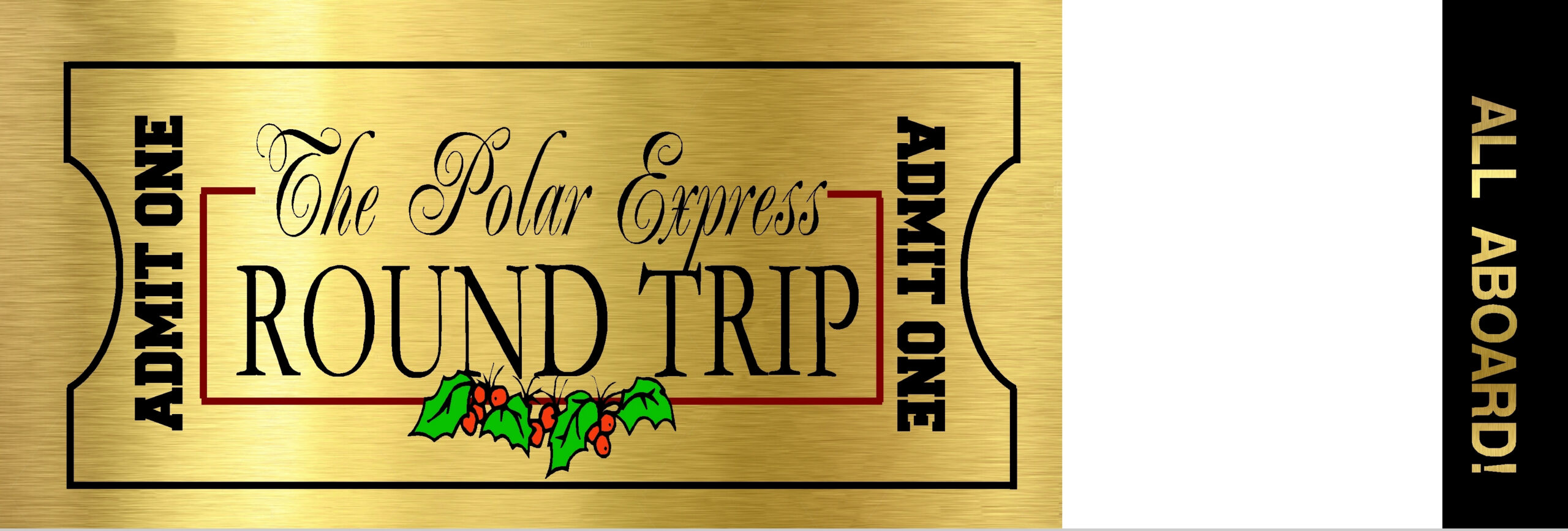Polar Express Ticket – The Idea Door throughout Editable Polar Express Ticket Printable