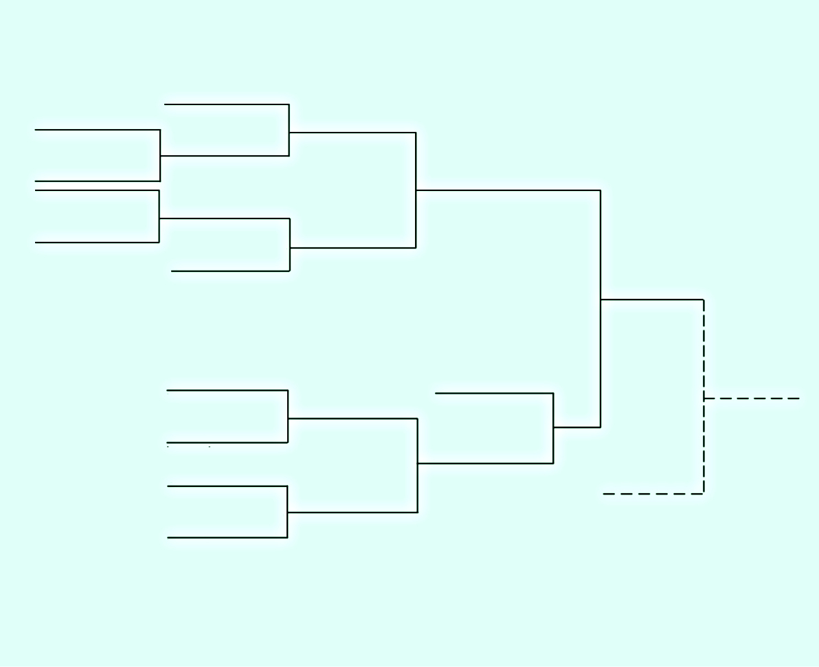 Printable 6-Team Bracket: Double-Elimination Tournament Bracket (2019) regarding 6 Team Double Elimination Bracket Printable