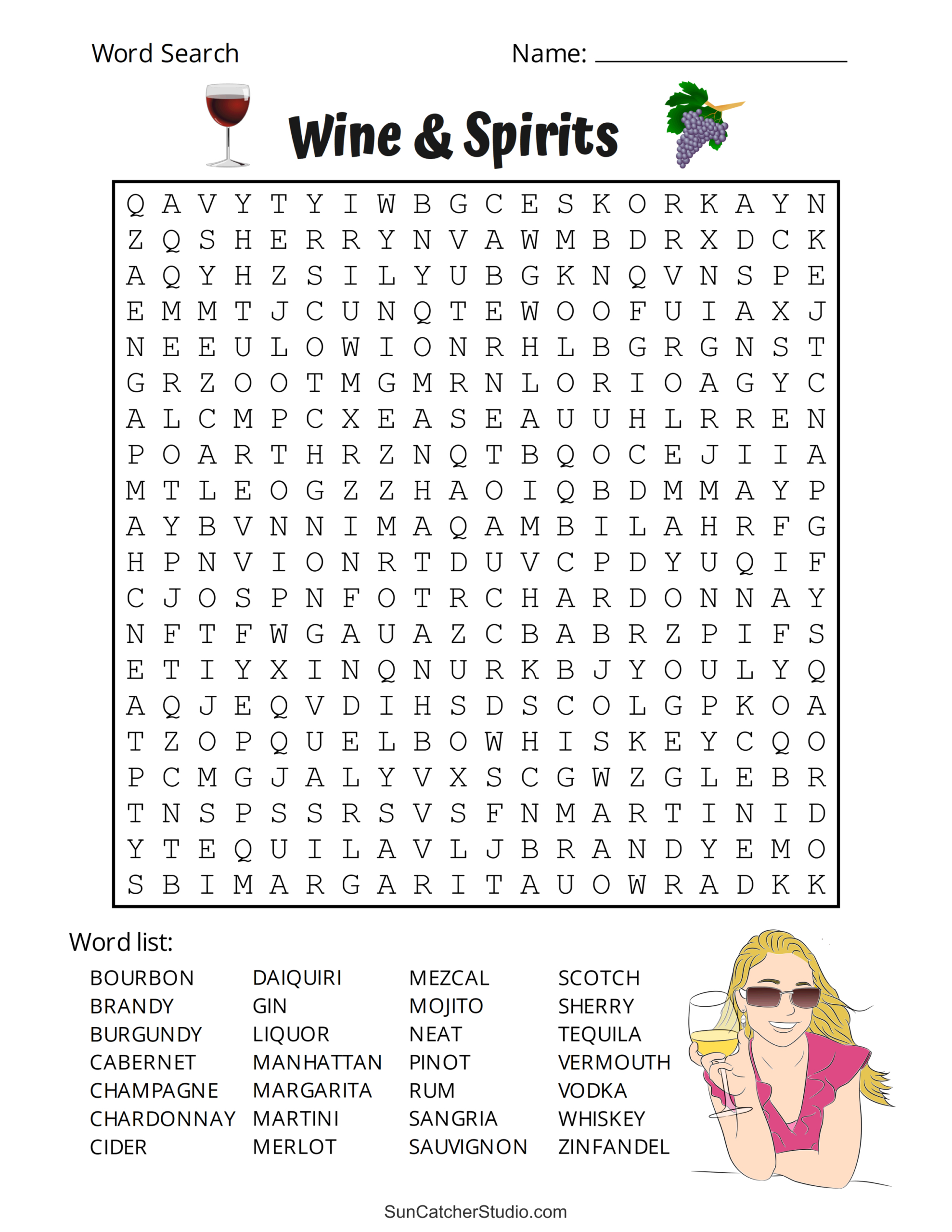 Printable Adult Word Search Puzzles (Word Find) – Free Printables pertaining to Word Find Puzzles Printable Free