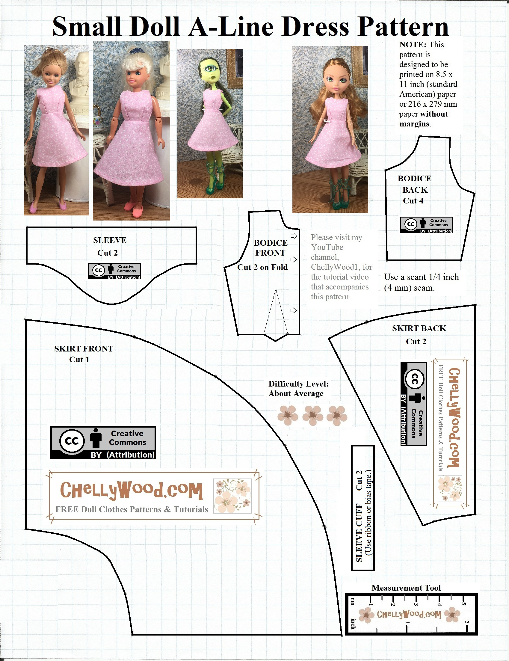 Printable Barbie How To Sew A Barbie Dress For Barbie Easy with Printable Barbie Doll Clothes Patterns