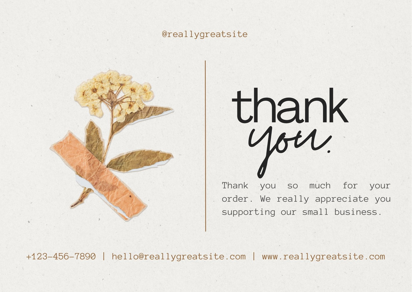 Printable, Customizable Thank You Card Templates | Canva with Printable Thank You Card Template