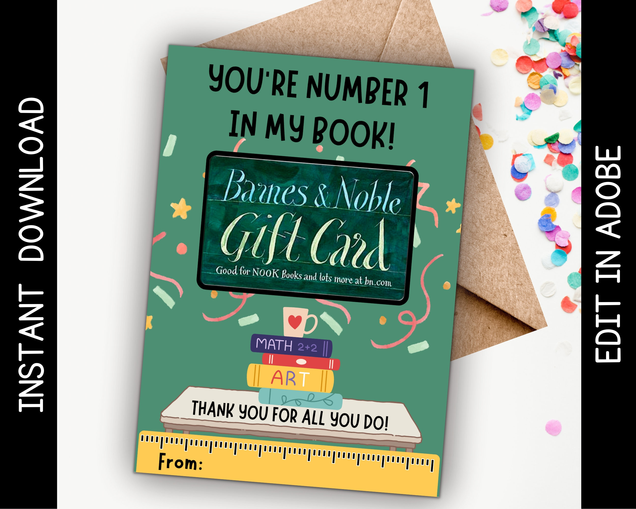 Printable Gift Card Holder For Teacher, Barnes & Noble Gift within Barnes and Noble Printable Gift Card
