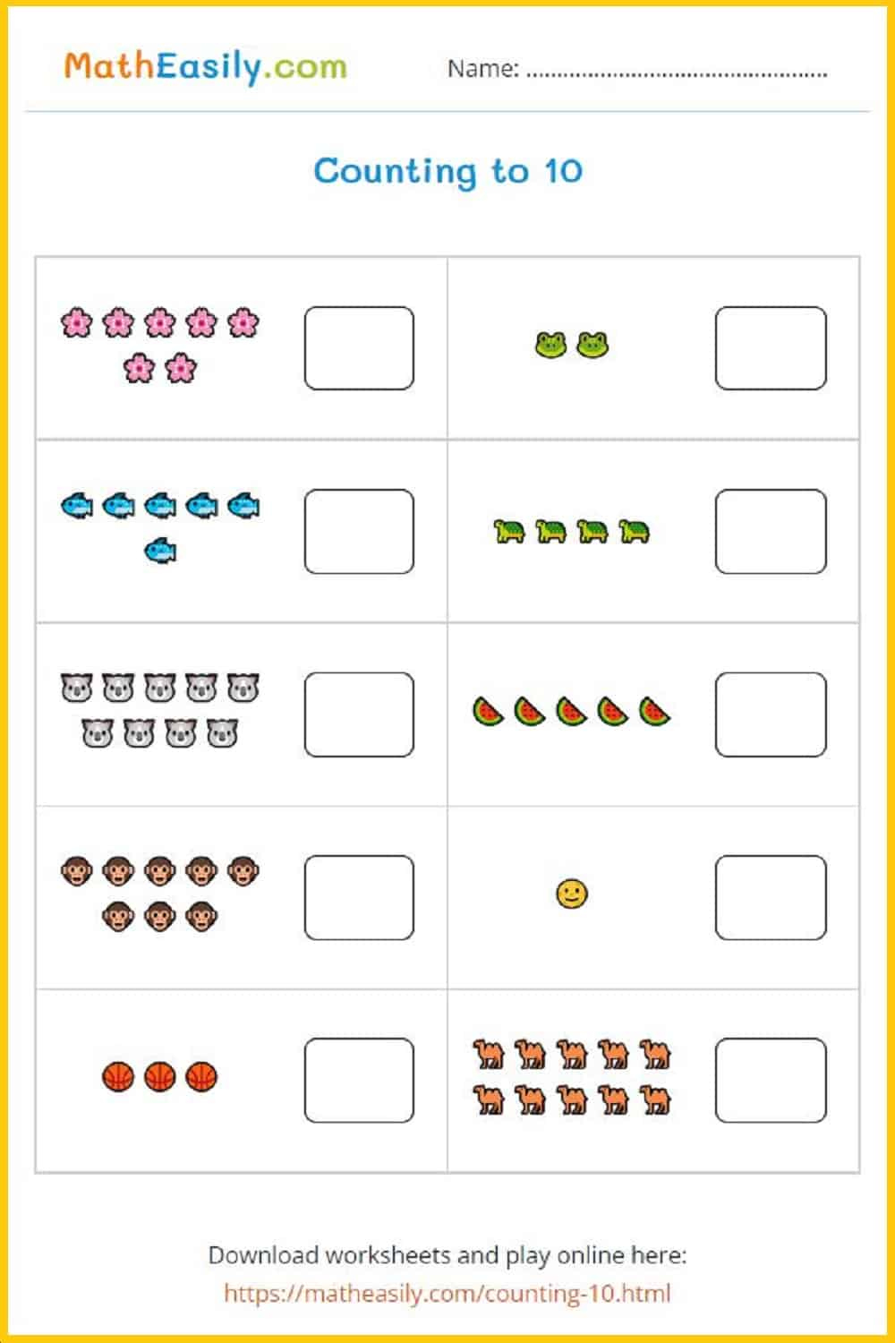 Printable Kindergarten Math Worksheets Pdf | Free Download with regard to Kindergarten Math Worksheets Free Printables
