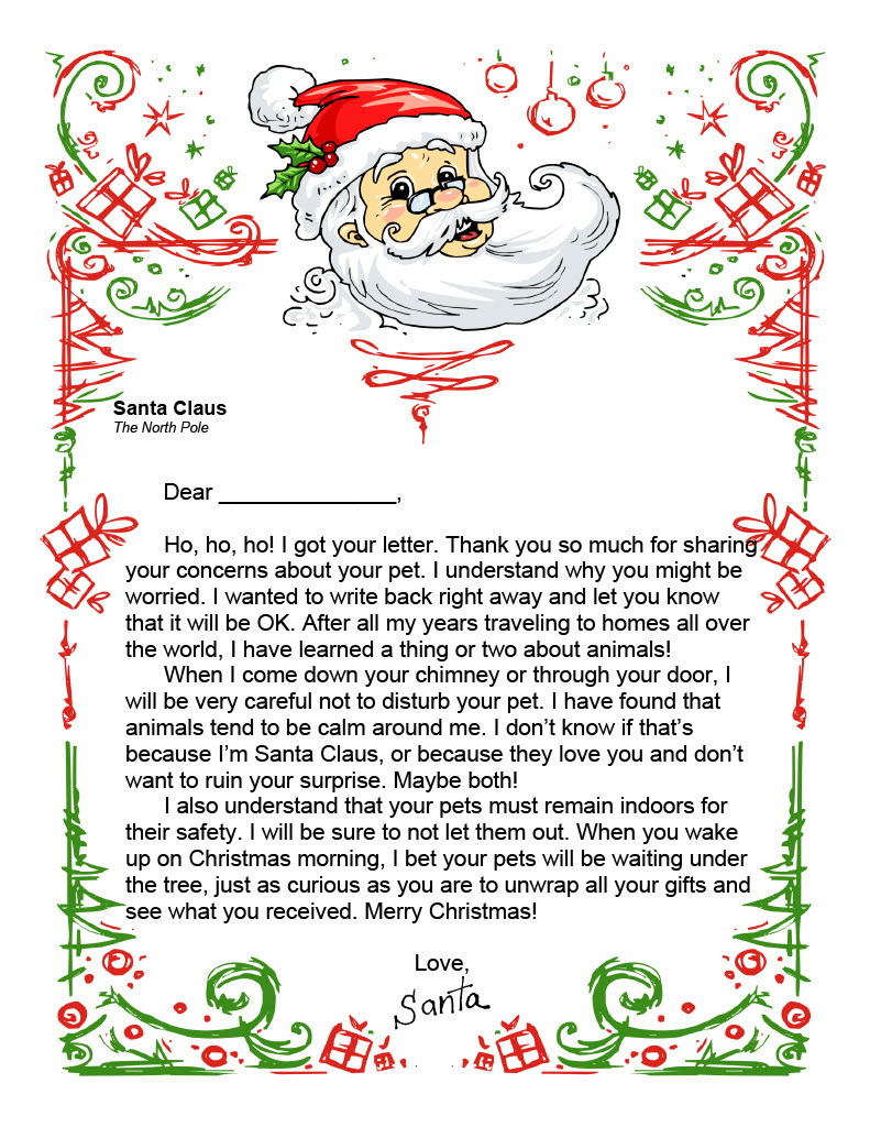 Printable Letters From Santa | Free Printables within Printable Free Letters From Santa