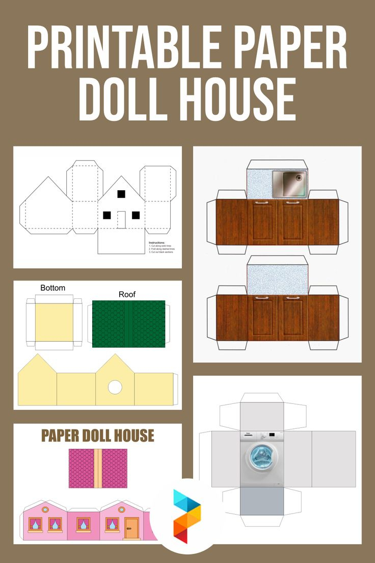 Printable Paper Doll House regarding 3d Printable Dollhouse Furniture Free