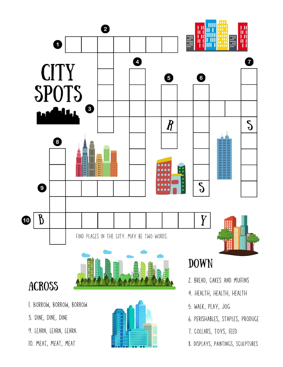 Printable Senior Puzzles – Seasoned Times for Free Crosswords For Seniors with Answers Printable