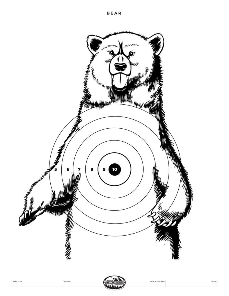 Printable Shooting Targets And Gun Targets • Nssf within Printable Shooting Targets 8.5 X 11