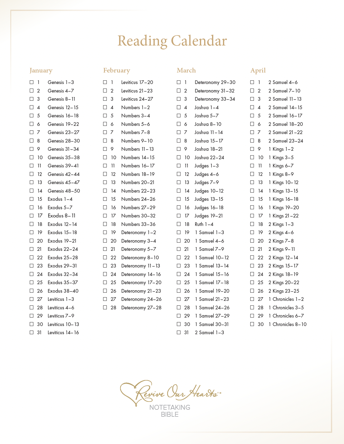 Reading Plans - Csb within Printable Bible Reading Plan