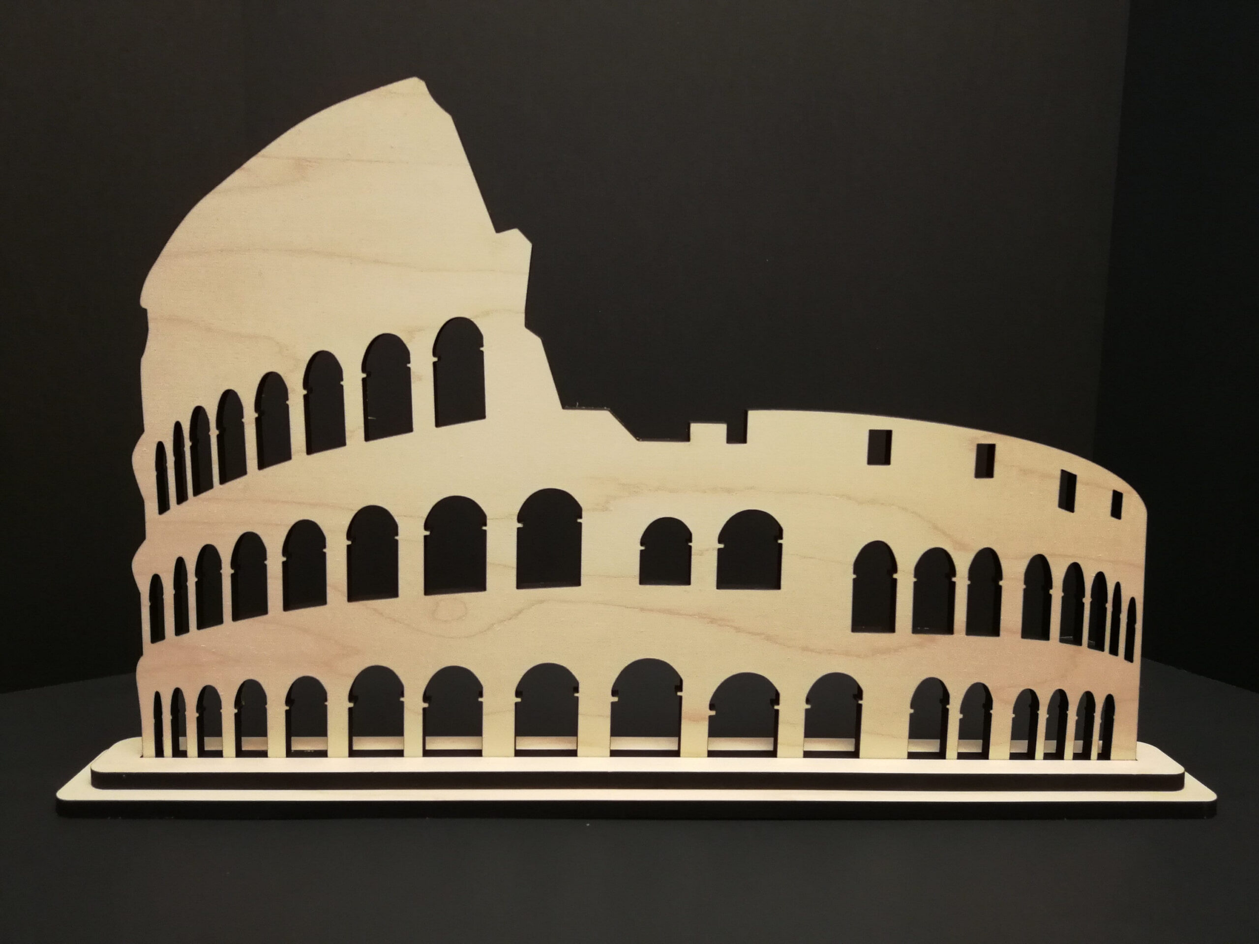 Rome Colosseum Svg + Ai Laser Cut Files -- Instant Download - Etsy within Cut Out Printable Colosseum Template
