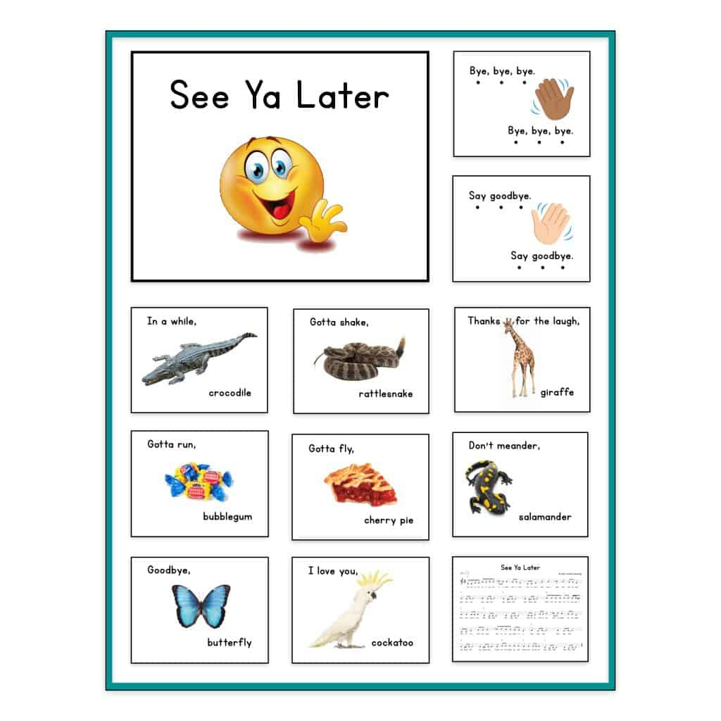 See You Later Alligator | Tuneful Teaching | Kathy Schumacher Mt-Bc within Printable See You Later Alligator