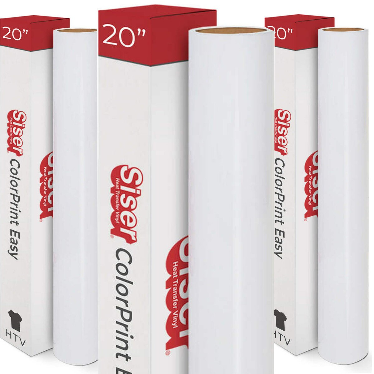 Siser Colorprint Easy Printable Heat Transfer Vinyl Htv Apparel, 20" X 5Yd|10Yd in Siser Colorprint Easy Printable Heat Transfer Vinyl