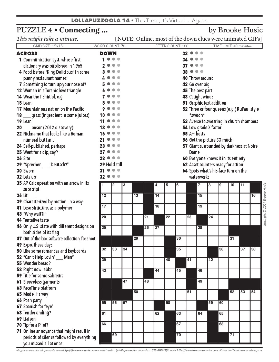 Solve The Puzzle - The New York Times intended for Printable New York Times Crossword Puzzle