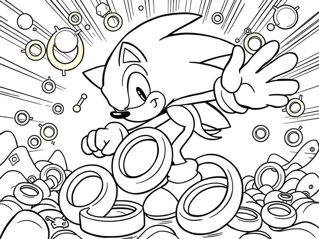 Sonic The Hedgehog Coloring Page - Free Printable Coloring Page inside Printable Pictures Of Sonic The Hedgehog