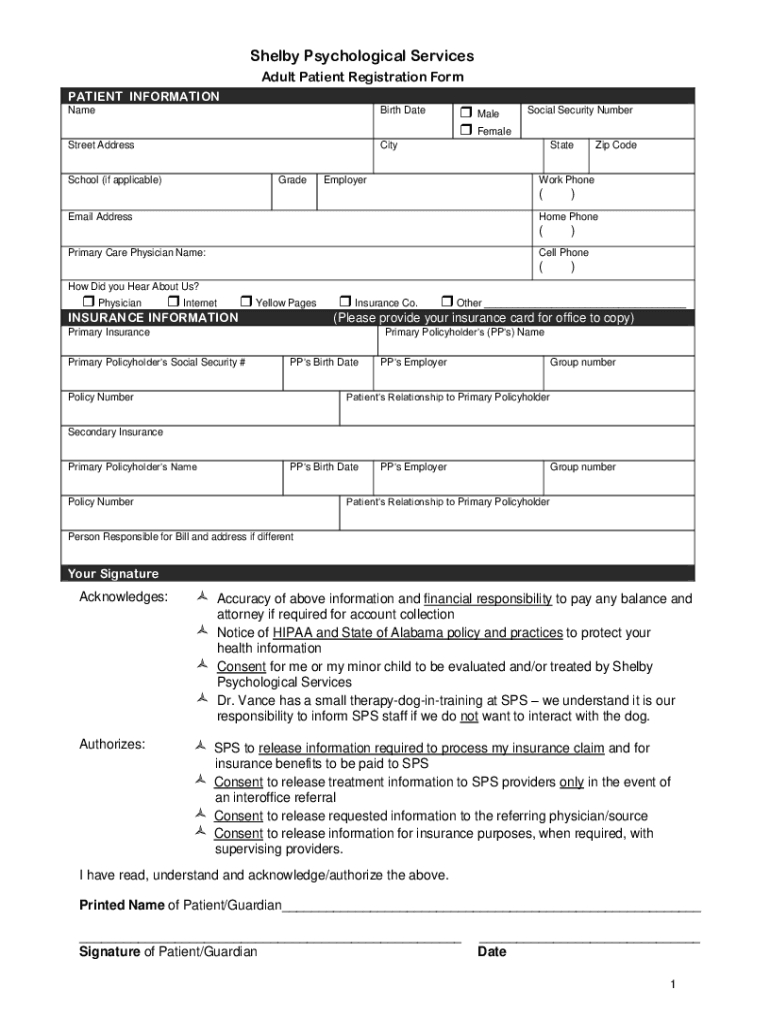 Spanish Registration Form - Fill Online, Printable, Fillable pertaining to Printable Spanish Patient Registration Form