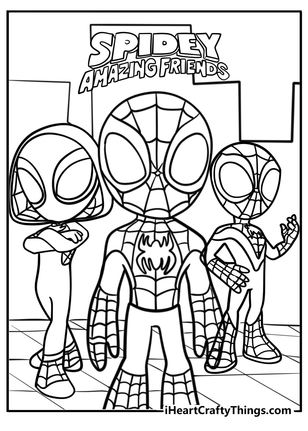 Spidey And His Amazing Friends Coloring Pages: 20 Free Printables pertaining to Spidey and His Amazing Friends Printable