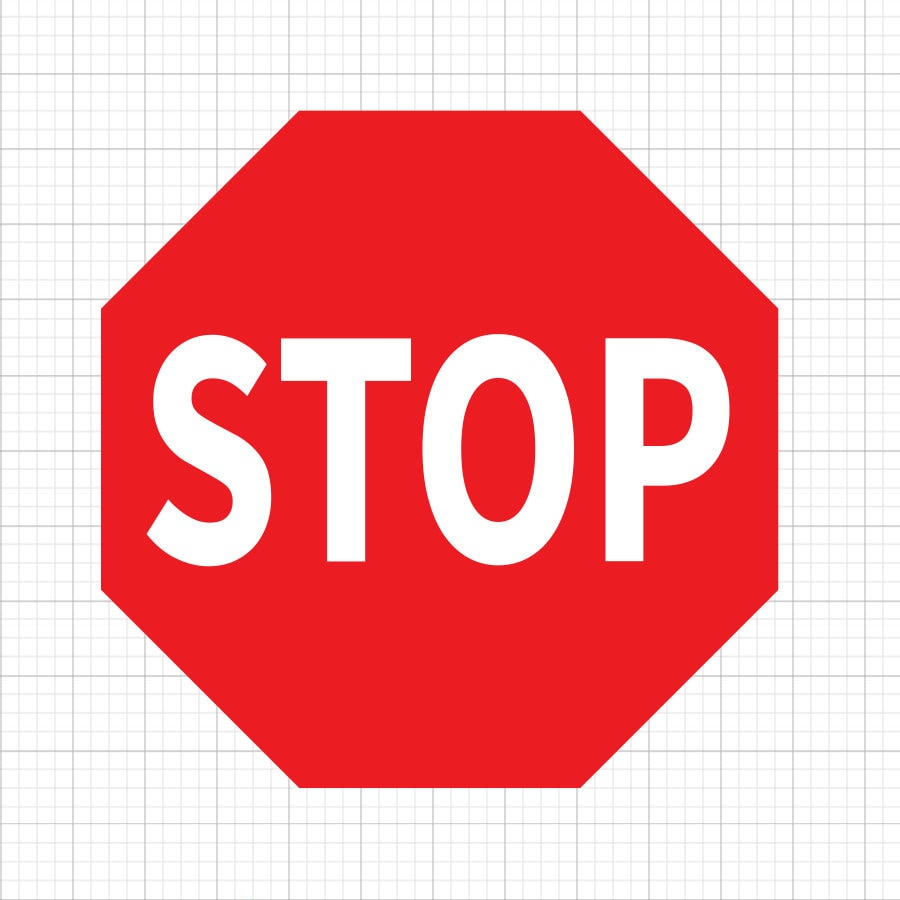 Stop Sign Clipart - Etsy Canada in Clip Art Printable Stop Sign