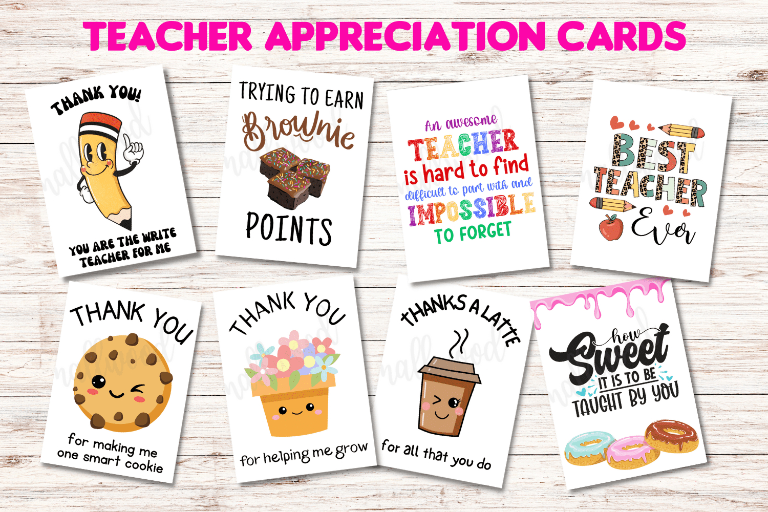 The Best Teacher Thank You Cards (21 Free Printables) - Cassie for Free Printable Thank You Cards For Teachers From Students