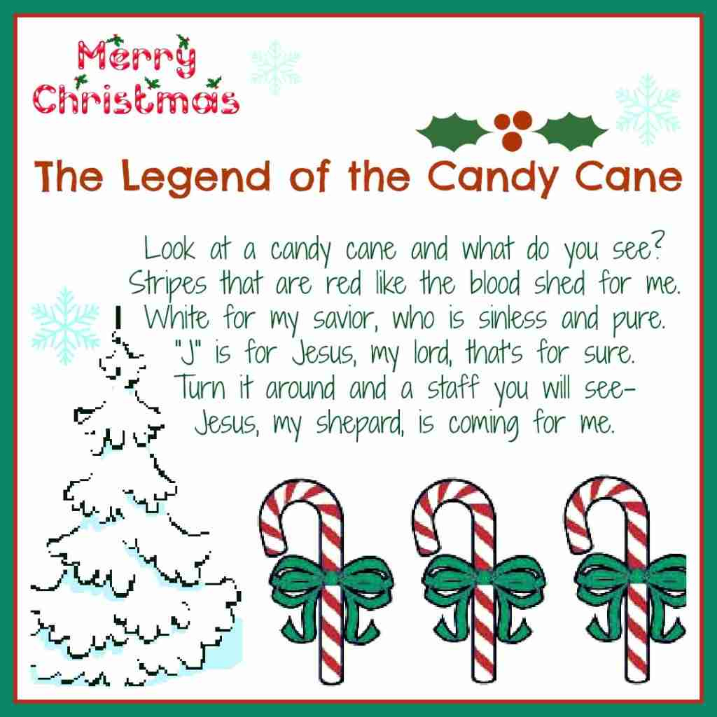 The Legend Of The Candy Cane: Free Printable And A Giveaway in Candy Cane Legend Free Printable
