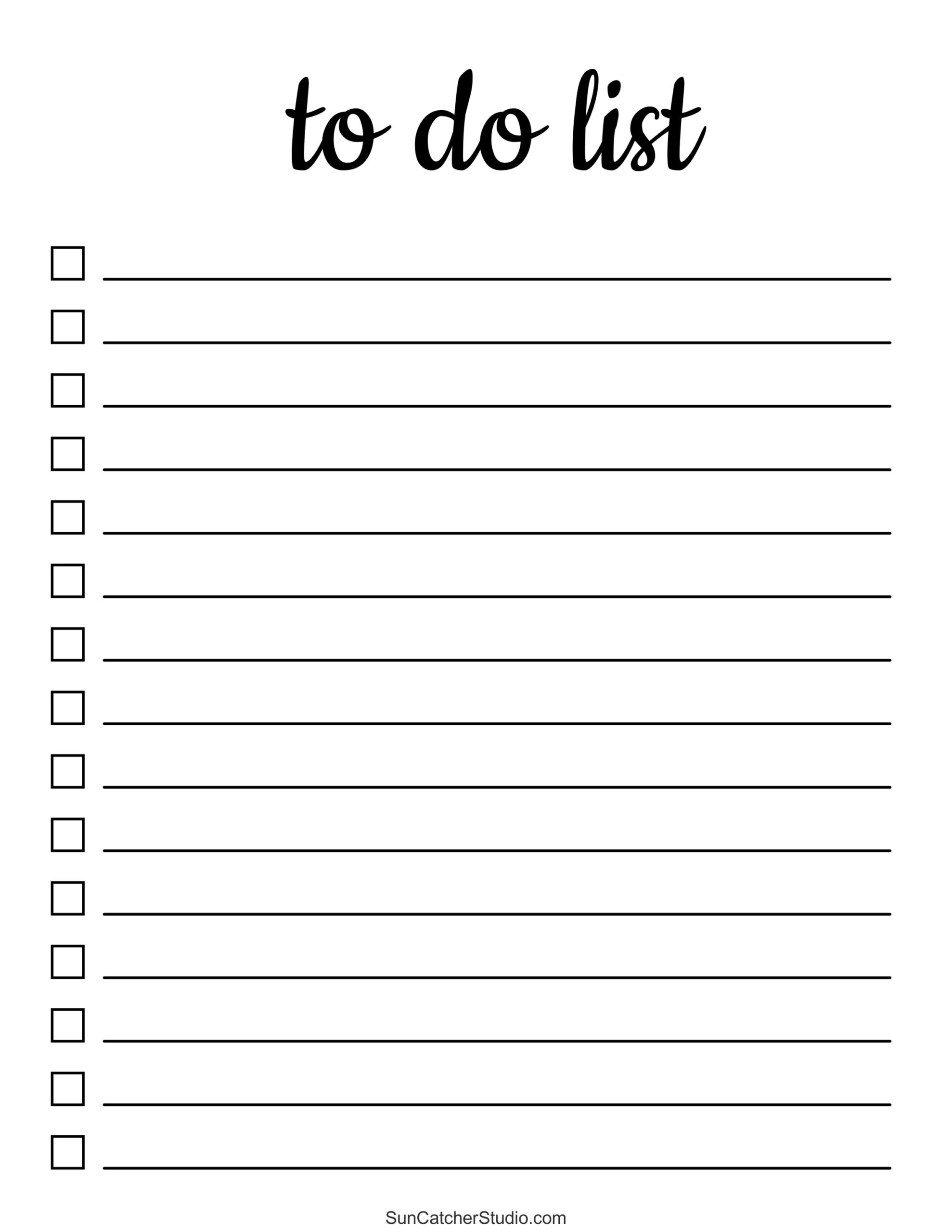 To Do List (Free Printable Pdf Templates) – Things To Do – Free regarding To Do List Printable Template