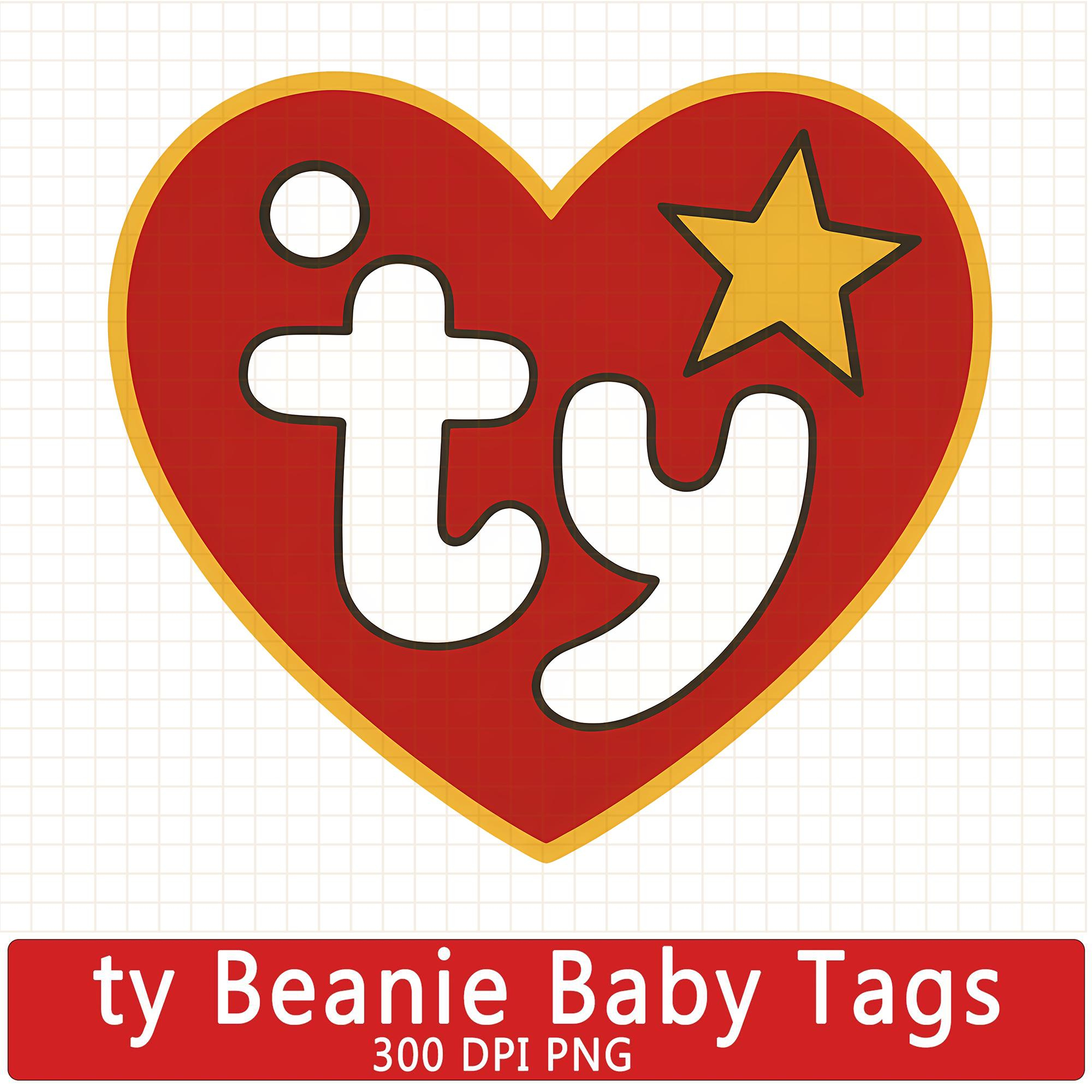 Ty Beanie Baby Day Png | Pet Tag Digital Download | Printable Ty in Ty Beanie Baby Tag Printable