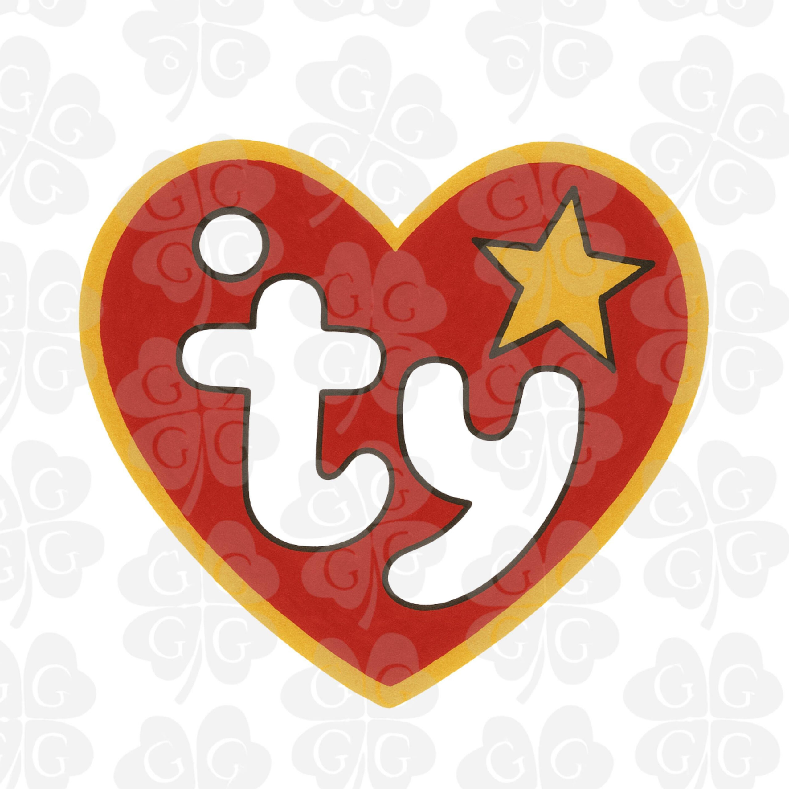 Ty Beanie Baby Tag Digital Print Png - Etsy pertaining to Ty Beanie Baby Tag Printable