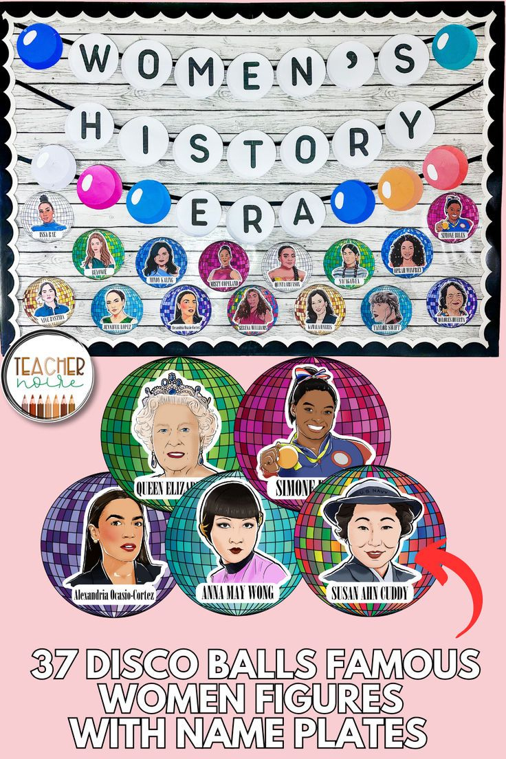 Women'S History Month Bulletin Board Ideas with regard to Women's History Month Bulletin Board Printables