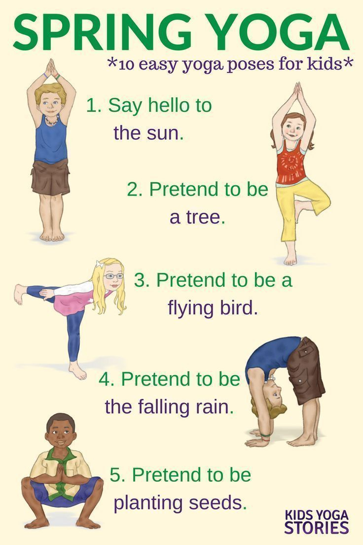 Yoga For Spring (+ Printable Poster) | Kids Yoga Stories in Printable Yoga Poses For Preschoolers