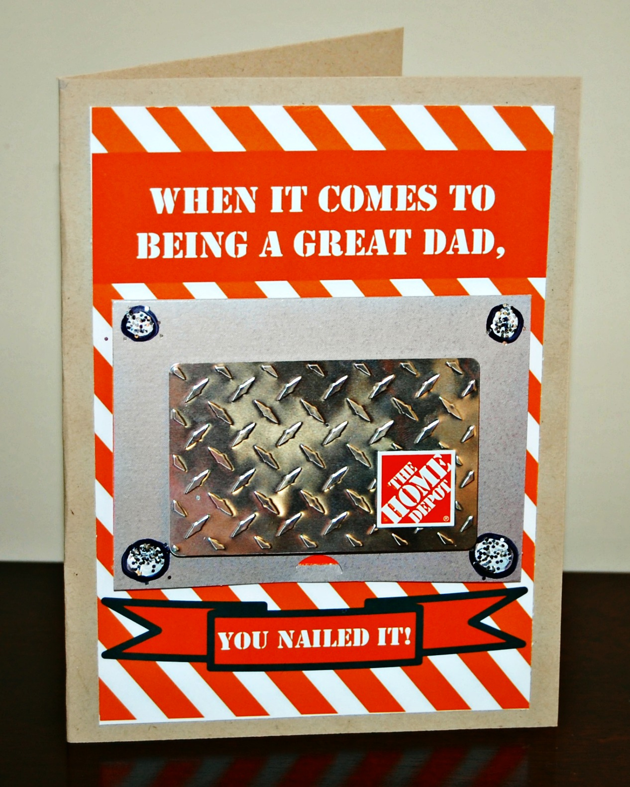 You Nailed It! for Home Depot Printable Gift Card